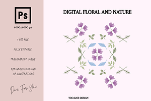 Digital Floral And Nature