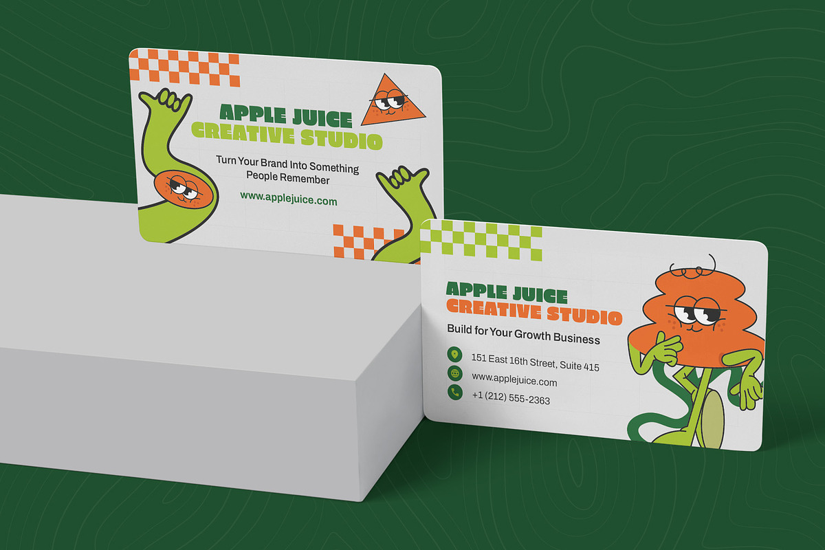 Apple Juice - Business Card, a Business Card Template by Esensifiksi.studio (Photo 3 of 3)