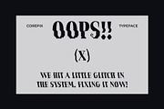 Corepix - Glitch Pixel Serif Font, a Serif Font by Drizy (Thumbnail 2 of 10)