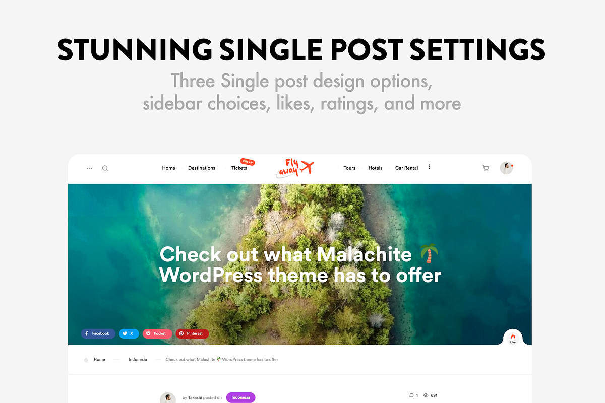 Travel Affiliate WordPress Blog, a WordPress Template by WordPressTheme (Photo 4 of 8)