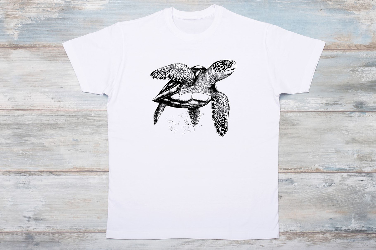 Sea Turtle SVG - Sea Turtle Clipart, an Illustration by YouniqueArtwork (Photo 3 of 5)