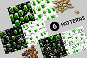 Green Beer. Patterns, a Pattern Graphic by Yulia Ogneva (Thumbnail 2 of 6)