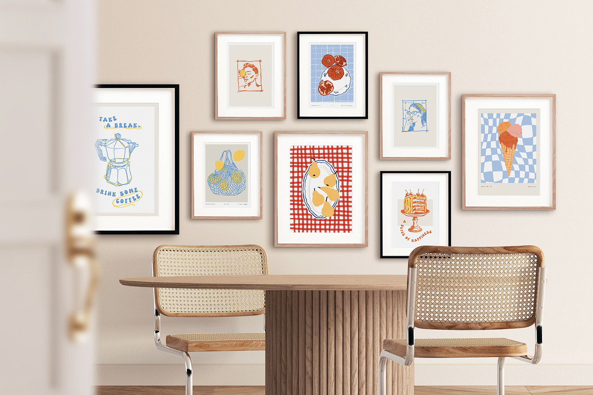 Food Cravings Prints Posters, an Object Graphic by iStar Design (Photo 3 of 14)
