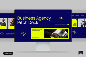 Business Agency Pitch Deck, a Presentation Template by Claymoon Lab