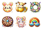 Watercolor Easter Biscuits Clipart, an Illustration by CitraGraphics (Thumbnail 3 of 4)