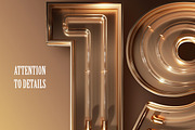 3D Neon PSD Letters -Classic version, an Object Graphic by GK Creative (Thumbnail 9 of 13)