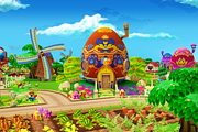 Cartoon Easter Village, an Environmental 3D Model by Souchenki (Thumbnail 11 of 31)