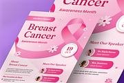 Breast Cancer Day Flyer, a Flyer Template by SquidPixey (Thumbnail 2 of 6)