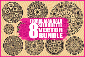 Mandala Floral Circle Pack, an Illustration by BIPLOB EXPERT