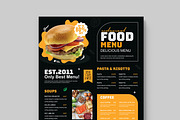 Food Menu Template, a Flyer Template by MightyDesign (Thumbnail 2 of 8)