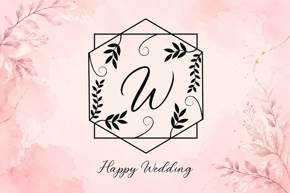 Ganisya Floral Monogram, a Handwritten Font by Yoga Letter (Photo 3 of 6)
