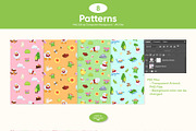 Sweet Duck & Friends – Watercolor, an Animal Illustration by CreativeValuation (Thumbnail 4 of 11)