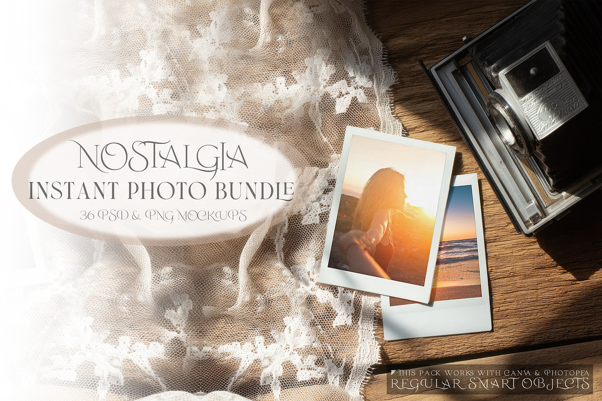Instant Photo Mockups Collection, a Mockup by mock-ups (Photo 1 of 41)