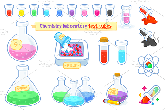 Chemistry Laboratory Test Tubes preview 2