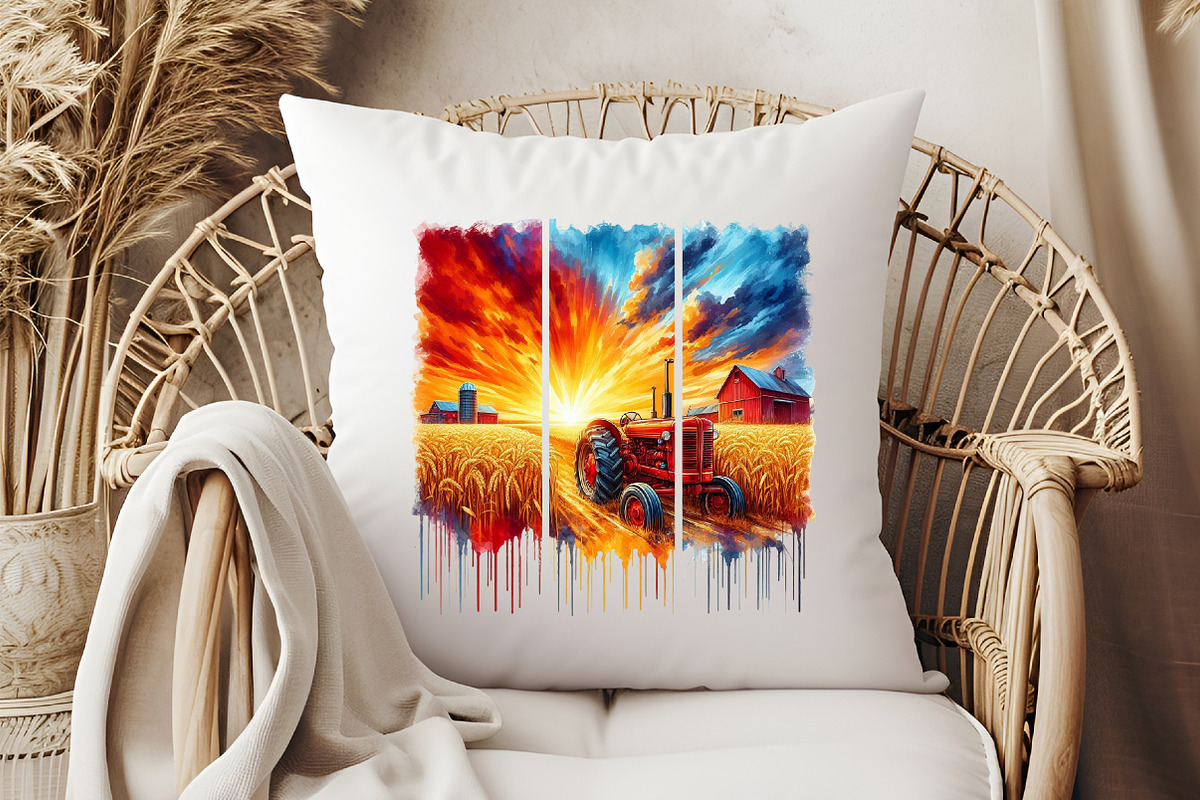 Watercolor Brushstroke Summer Farm P, an Illustration by Libby Wishes (Photo 2 of 6)
