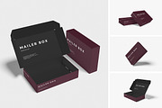 Mailer Box Mockup, a Packaging Mockup by xavier_studio (Thumbnail 1 of 5)