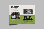 A4 Bi-Fold Brochure Mockup, an Advertising Mockup by safrizalstudio (Thumbnail 3 of 13)