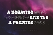 Frontier - A Retro Display Font, a Handwritten Font by a Piece of Cake (Thumbnail 3 of 9)