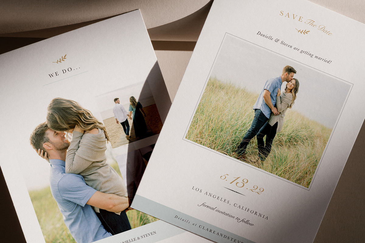 Save the Date Photo Card Template, an Invitation Template by By Stephanie Design (Photo 2 of 6)