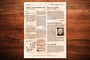 Newspaper Template for InDesign, a Magazine Template by Newspaper Templates (Thumbnail 12 of 12)
