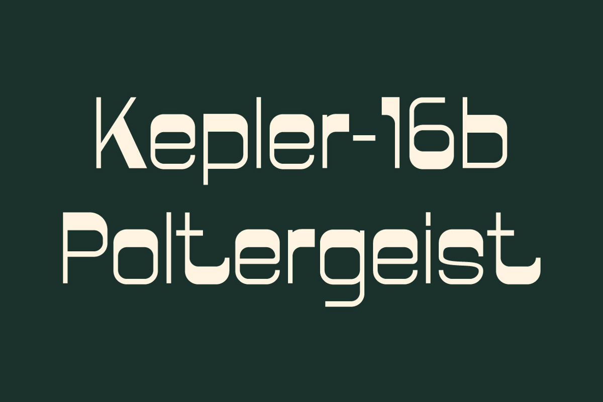 HBT 897 - Futuristic Display Font, a Serif Font by Nian Keun Studio (Photo 2 of 10)