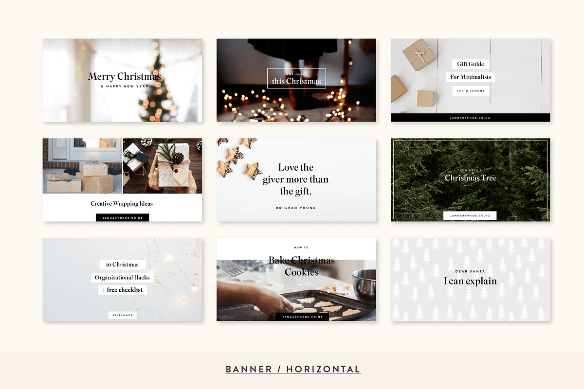 Bright Christmas Social Bundle, a Social Media Template by January Made Design (Photo 3 of 7)