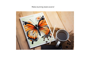 Watercolor Butterflies Set 1