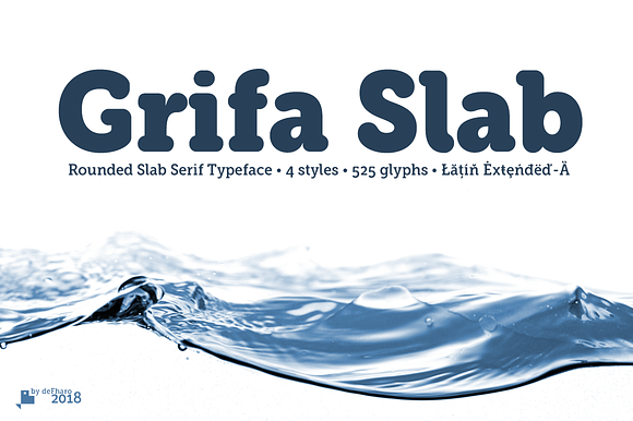 Grifa Rounded & Slab -4 fonts- preview 8