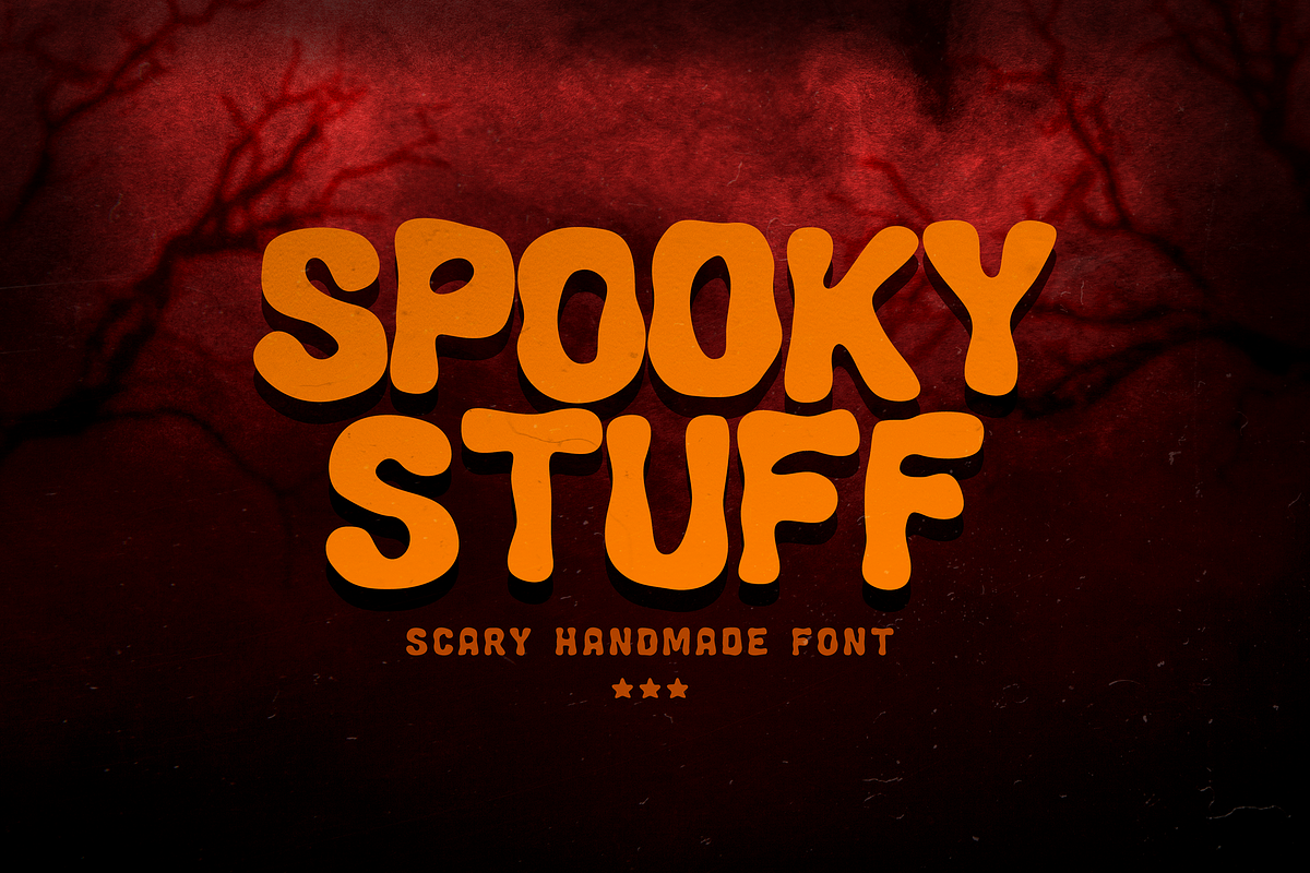 Spooky Stuff Font, a Font by Mint Pixels (Photo 1 of 3)