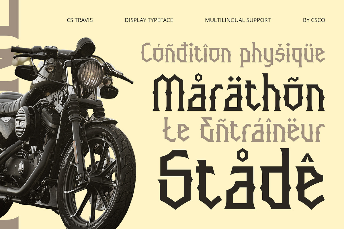 CS Travis – Decorative Font, a Sans Serif Font by Craft Supply Co. (Photo 5 of 8)