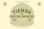 Tienda Display Font, a Serif Font by Cactus Country (Thumbnail 2 of 6)