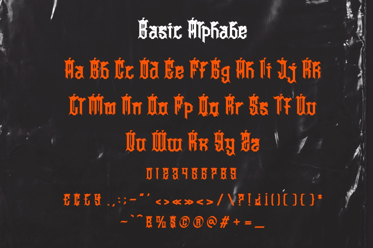 Cestizlav - Decorative Blackletter, a Blackletter Font by Dhabee (Photo 3 of 18)