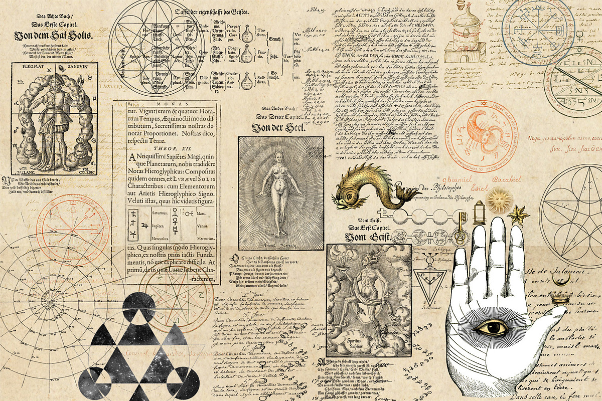 Alchemist Grimoire, a Texture Graphic by Digital Curio (Photo 3 of 5)