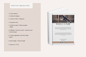 Fitness Program - Ebook Template