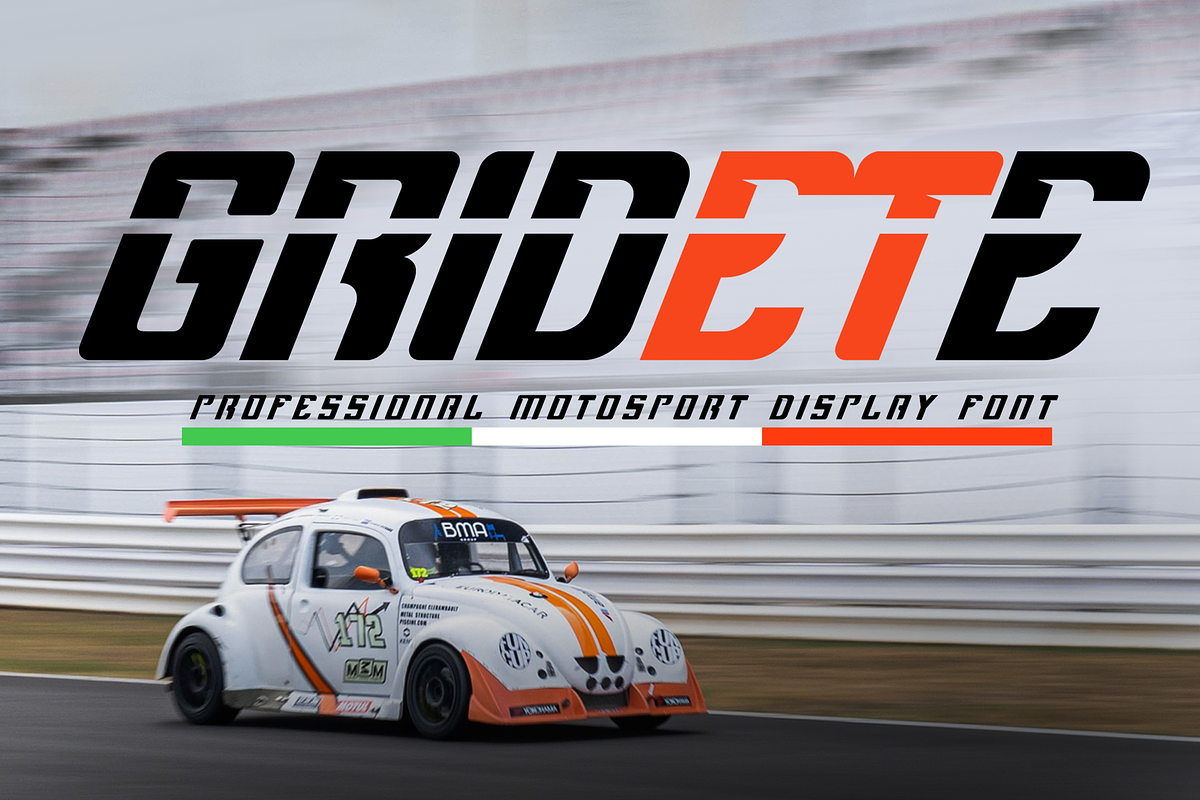 Gridete - Display Font, a Sans Serif Font by ivan_artnivora (Photo 1 of 4)