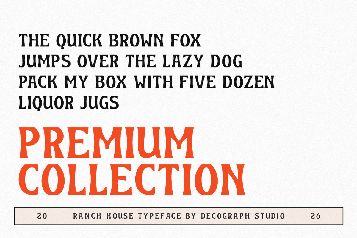 Ranch House – Western Classic Serif, a Serif Font by decographstud (Photo 6 of 9)