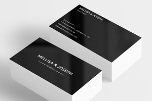 Classy company business card