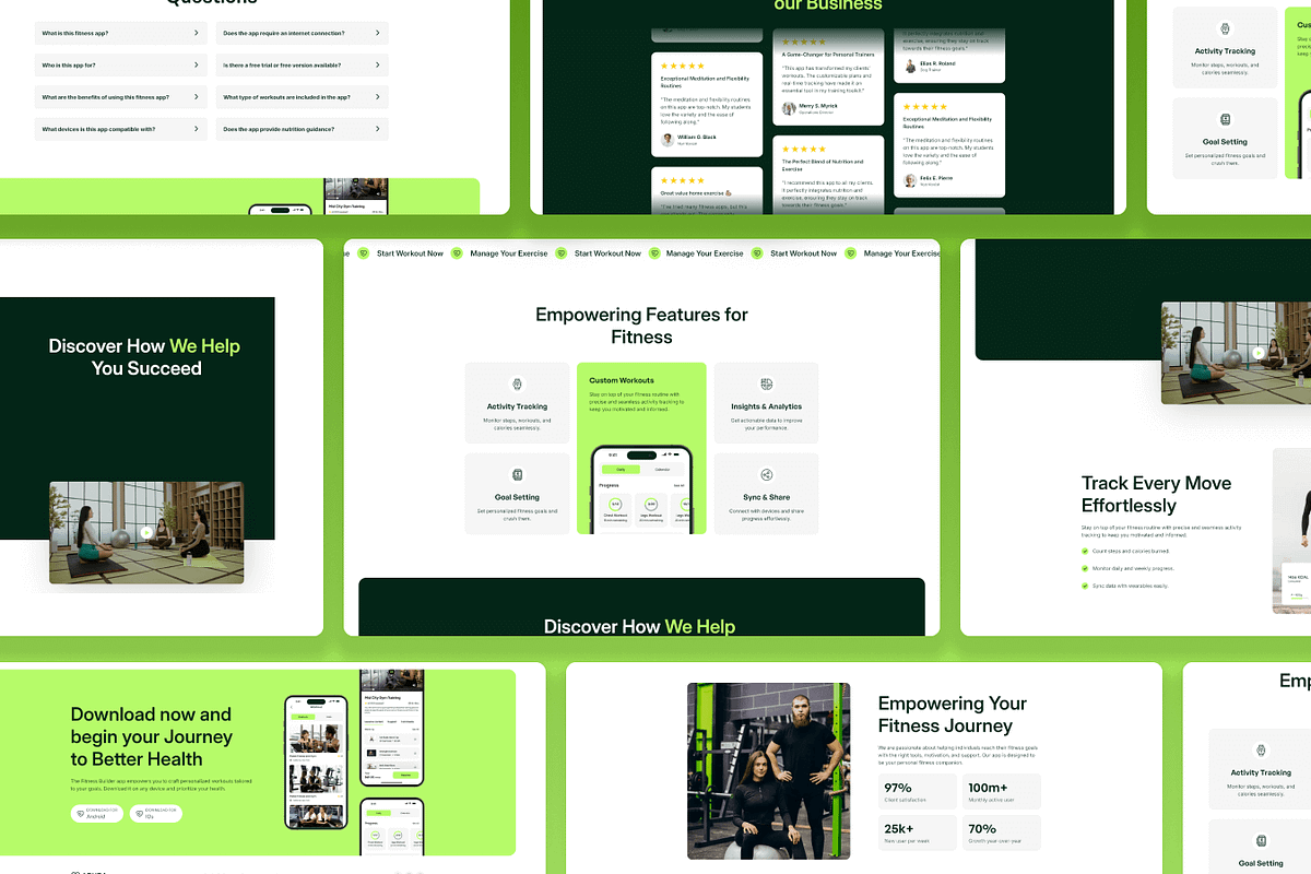Apura: Mobile App Figma Template, a Landing Page Template by Flow Samurai Templates (Photo 2 of 12)