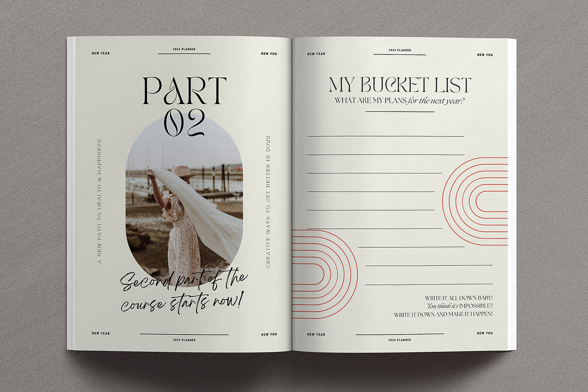 2024 Planner / Workbook for Canva, a Marketing Template by SilverStag Type Foundry (Photo 6 of 18)