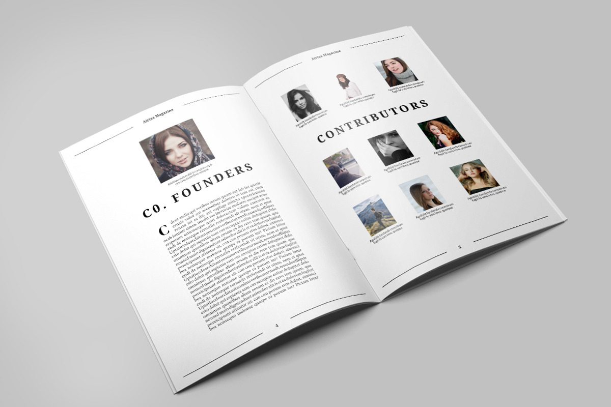 Airiza Fashion Magazine, a Magazine Template by Teweka Template (Photo 3 of 10)