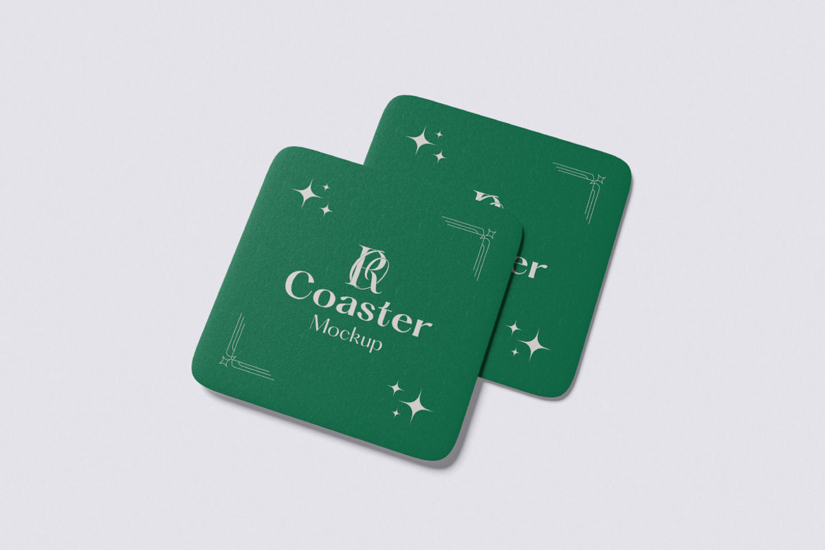 COASTER MOCKUP, an Advertising Mockup by xavier_studio (Photo 5 of 5)