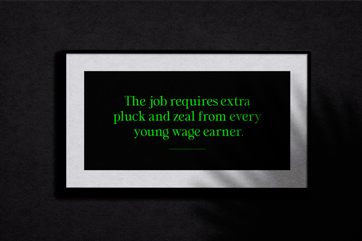 Malgio - Modern Serif, a Serif Font by Almeera Std (Photo 4 of 6)