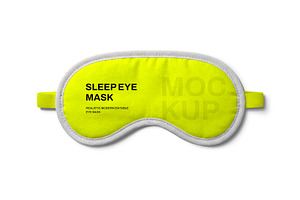 Sleeping Mask Mockup, a Mask Mockup by graphypix