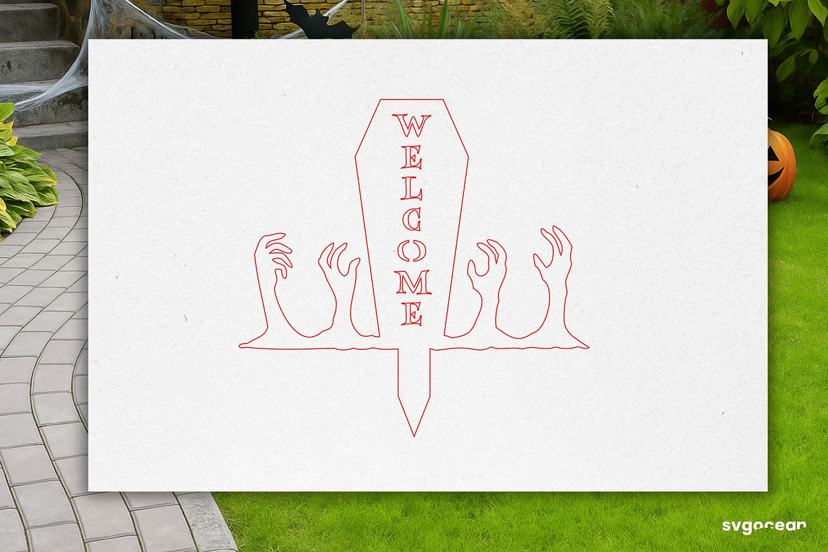 Halloween Garden Stakes Bundle, an Illustration by svgocean (Photo 15 of 21)