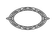 Elegant Oval Ornament Frame Bundle, an Illustration by jahid234 (Thumbnail 31 of 31)