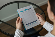 Hard Book Cover Mockups with Holding, a Mockup by Luuqas Design (Thumbnail 4 of 4)