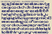 Allowing Mistakes - Futuristic Font, a Sans Serif Font by 177Studio (Thumbnail 7 of 8)