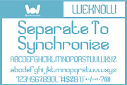 Visual Rhythm font, a Font by weknow (Thumbnail 4 of 8)