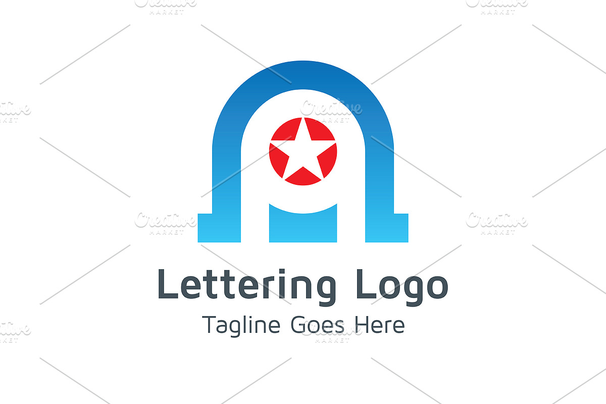 20 Logo Lettering A Template Bundle, a Branding & Logo Template by Acongraphic (Photo 12 of 21)