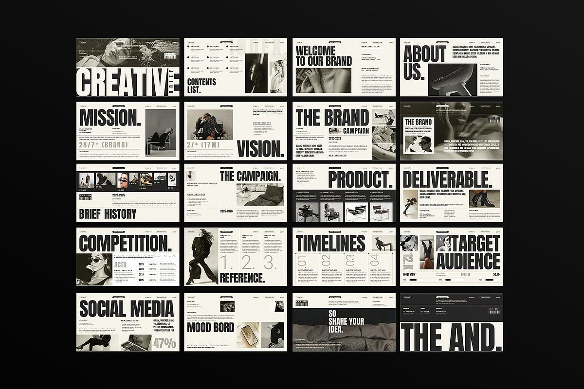 Creative Brief Campaign Presentation, a Presentation Template by ArtisanaAura (Photo 9 of 10)